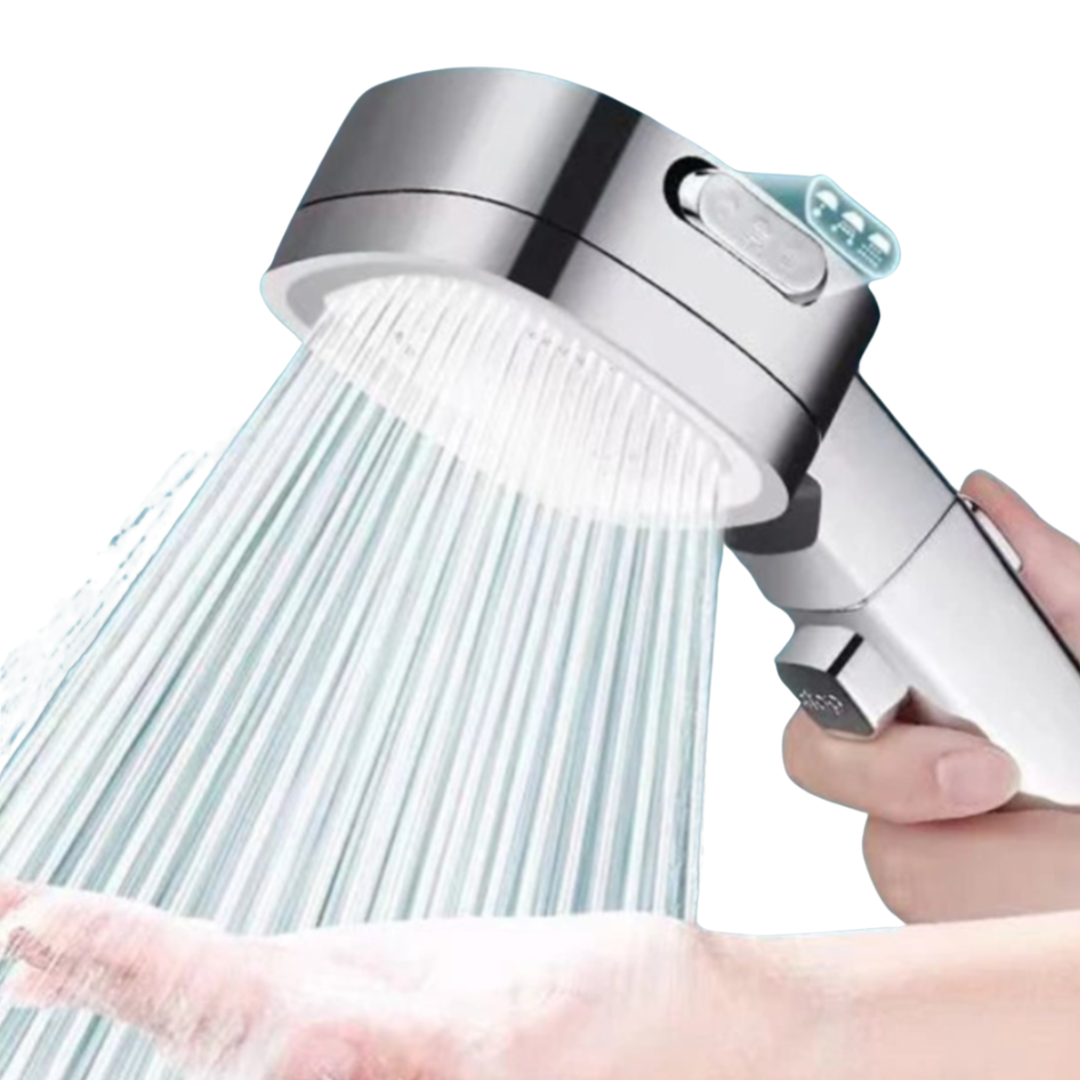 Bundle: High-Pressure Shower Head with FREE 5 Filters & 3 Scrubbers