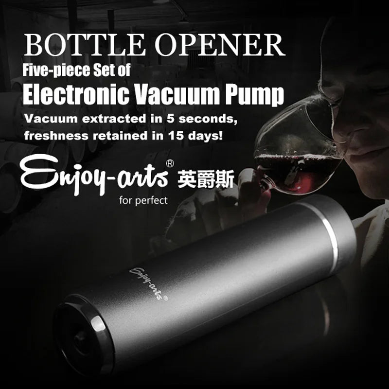 Electric Vacuum Wine Stopper Set – Wine Saver Pump & Bottle Stoppers