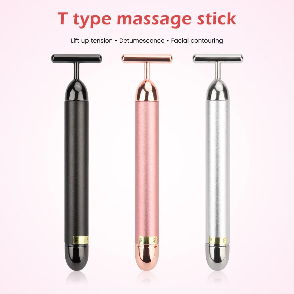 Energy Beauty Stick Vibrating Facial Roller Massager Face