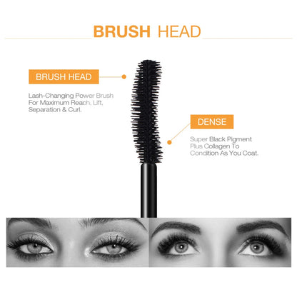 3D Fiber Lash Mascara – Thickening & Lengthening Black Lash Extension