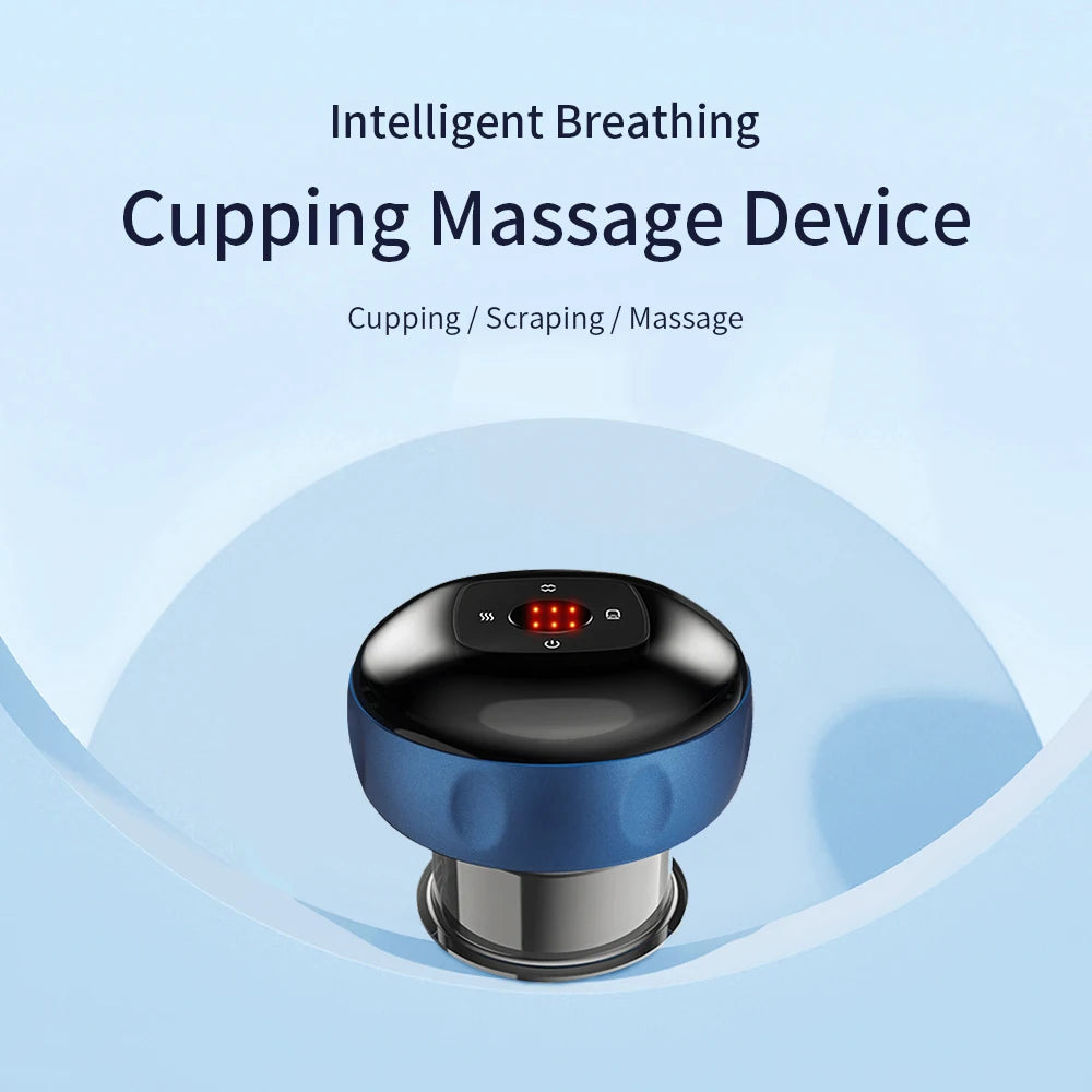 Cupping Massage Device Electric Heating Scraping Suction Cups Physical Fatigue Relieve