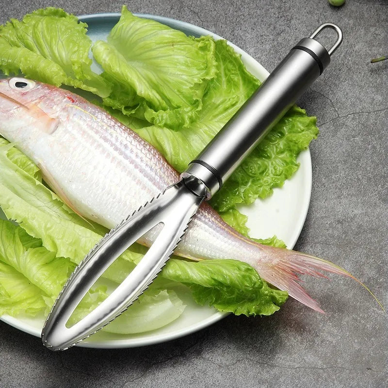 Stainless Steel Fish Cleaning Peeler Scraper