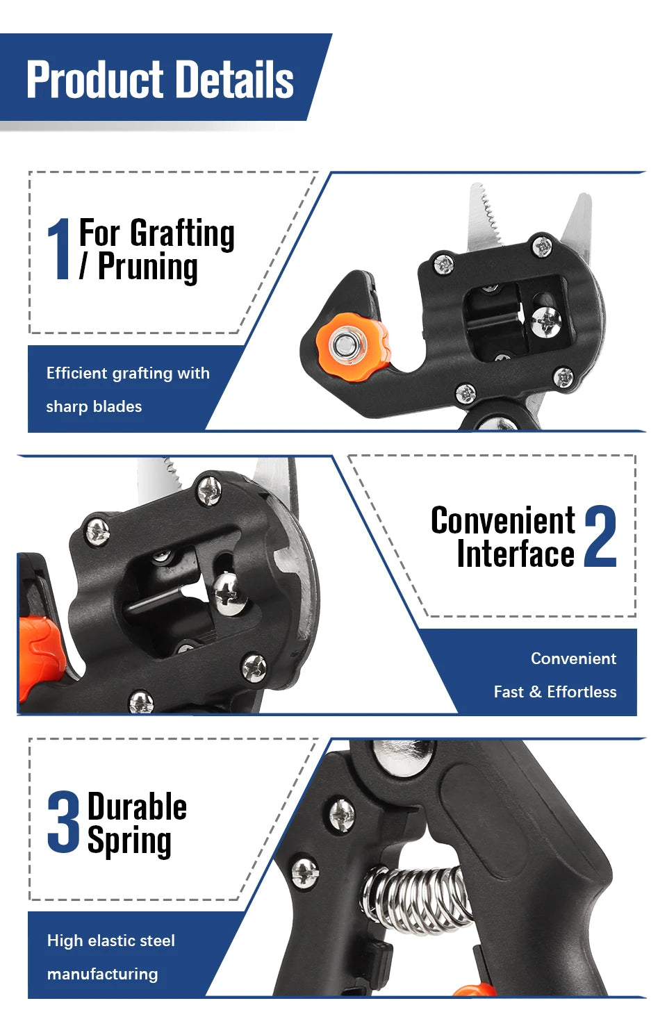 Grafting Machine Garden Tools with 2 Blades