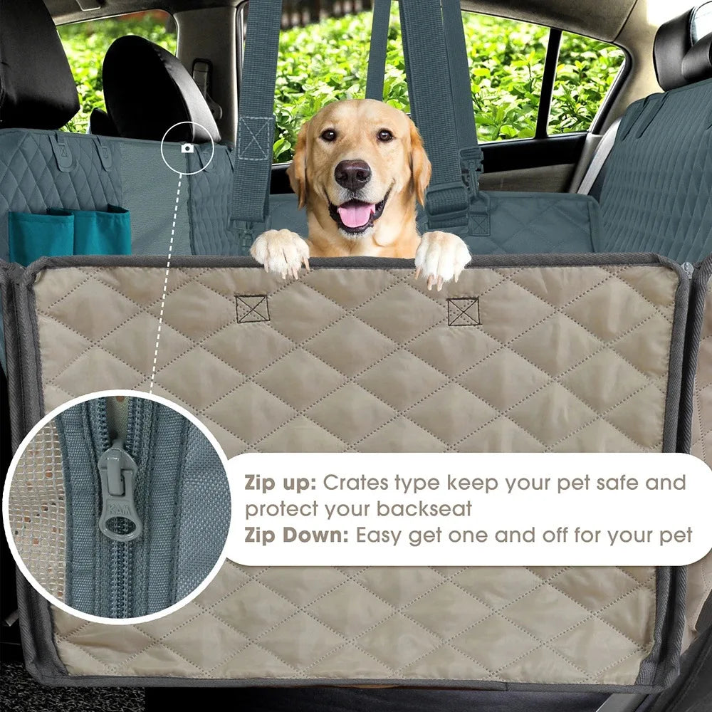 Dog Car Seat Cover Waterproof For Rear Back