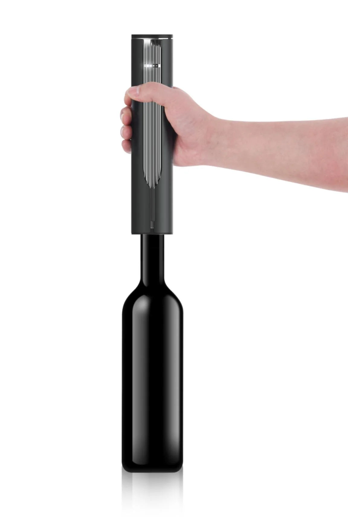 High-Tech Automatic Electric Wine Corkscrew – Cordless Opener with Stand & Foil Cutter