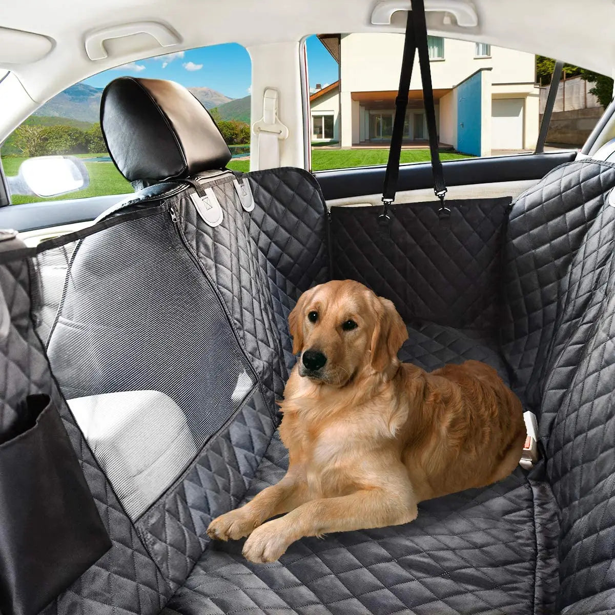 Dog Car Seat Cover Waterproof For Rear Back