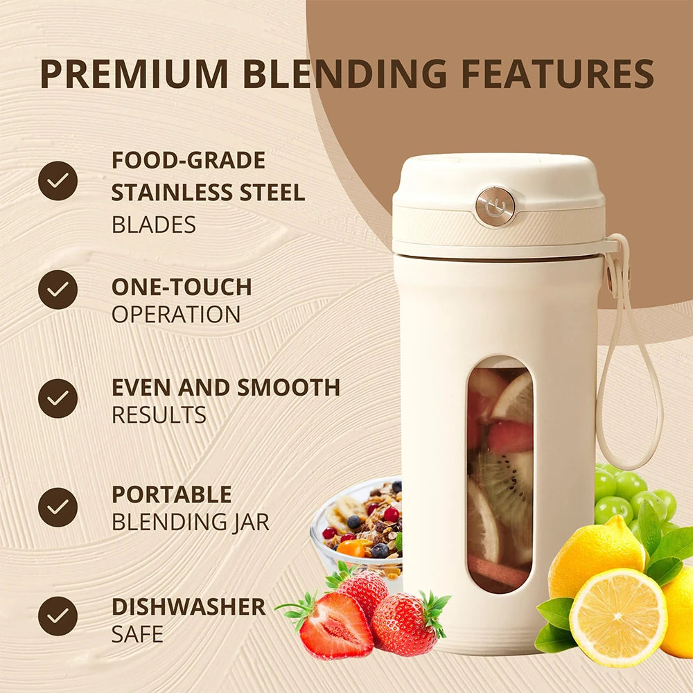 Personal Mini Blender for Shakes