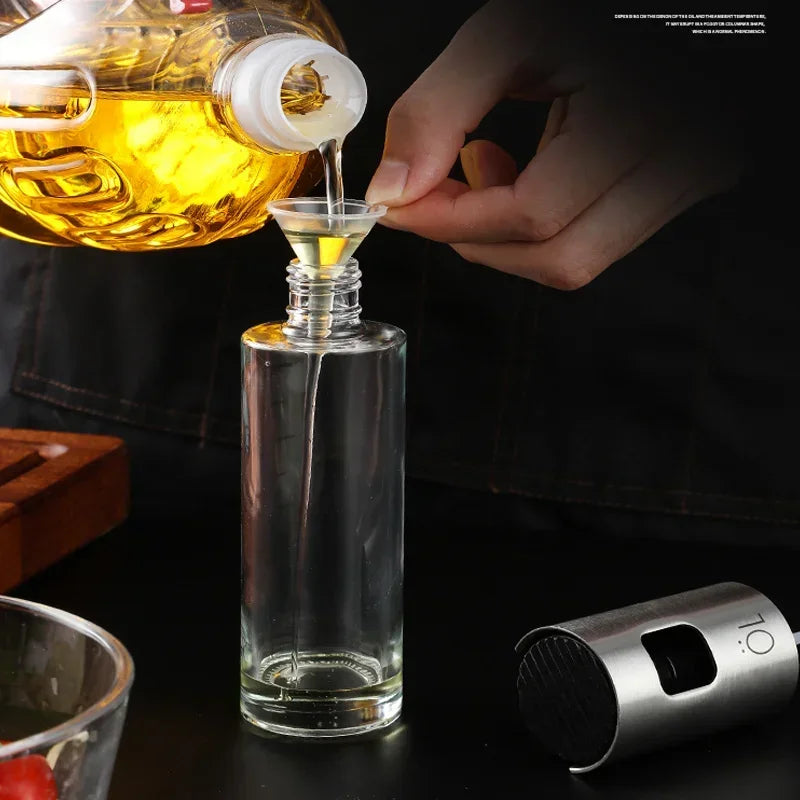 Leak-proof Glass Olive Oil Spray Bottle