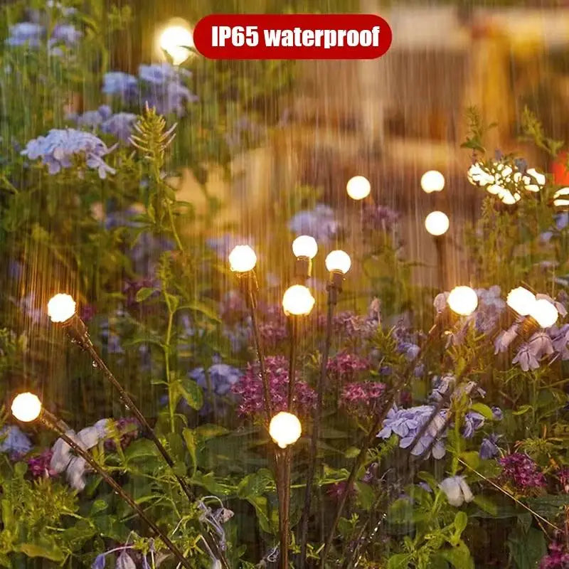 LED Solar Firefly Lights Outdoor Garden Decoration