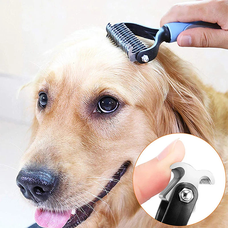 Professional Pet Deshedding Brush Dog Hair Remover