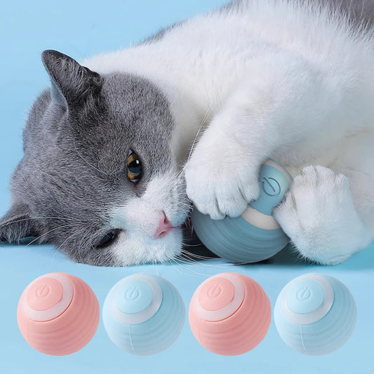 Automatic Cats Toy Interactive Ball Rechargeable Rolling Electric Ball