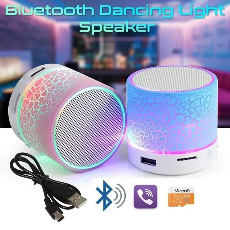 Bluetooth Mini Speaker Wireless Colorful LED