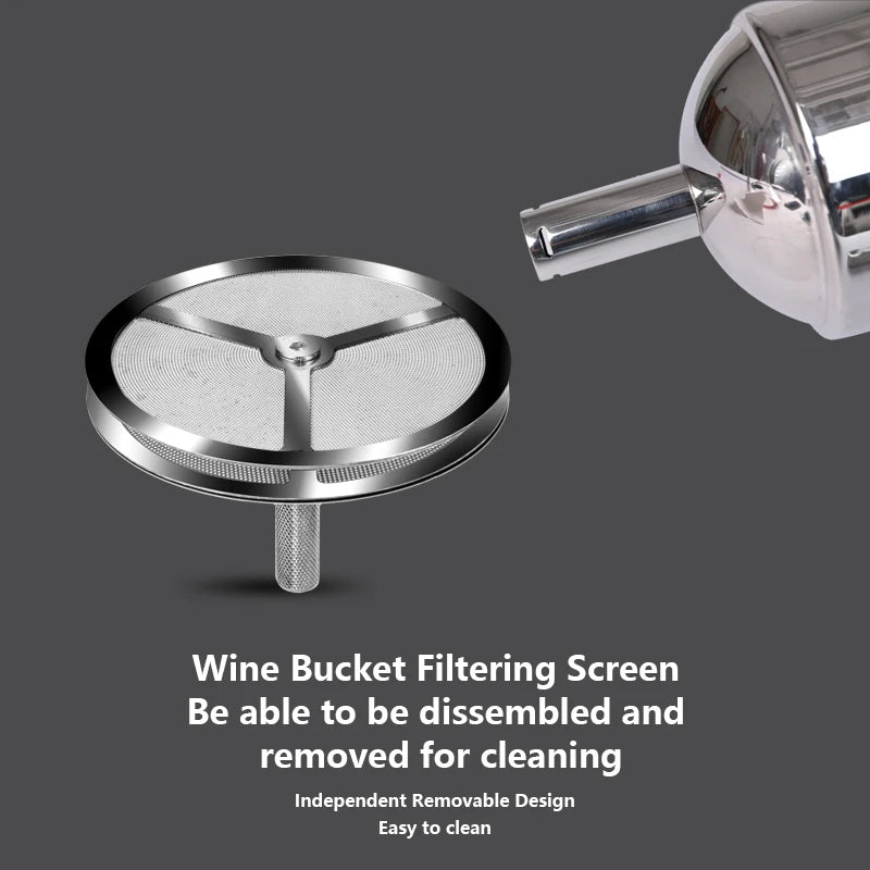 Wine Decanter Aerator Stainless Steel Dispenser