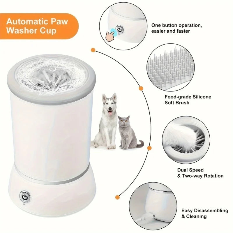 Feet Washer Electrical Pet Paw Cleaner Automatic