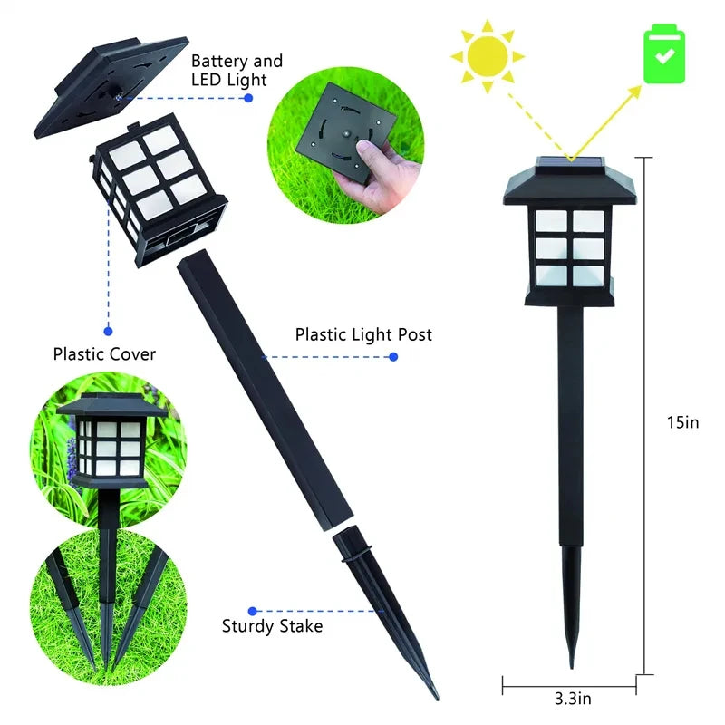 LED Lights Outdoor Solar Lamp Decoration for Garden