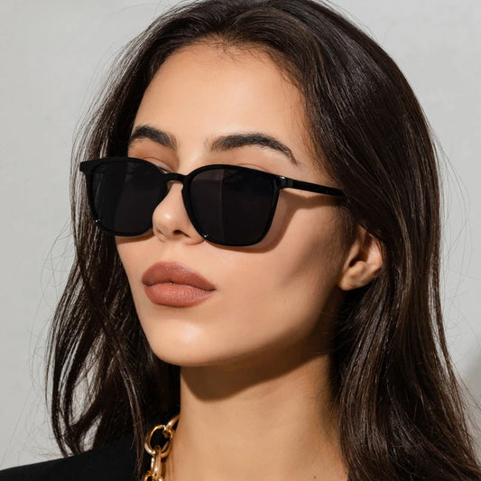 Luxury Mirror Square Sunglasses for Women