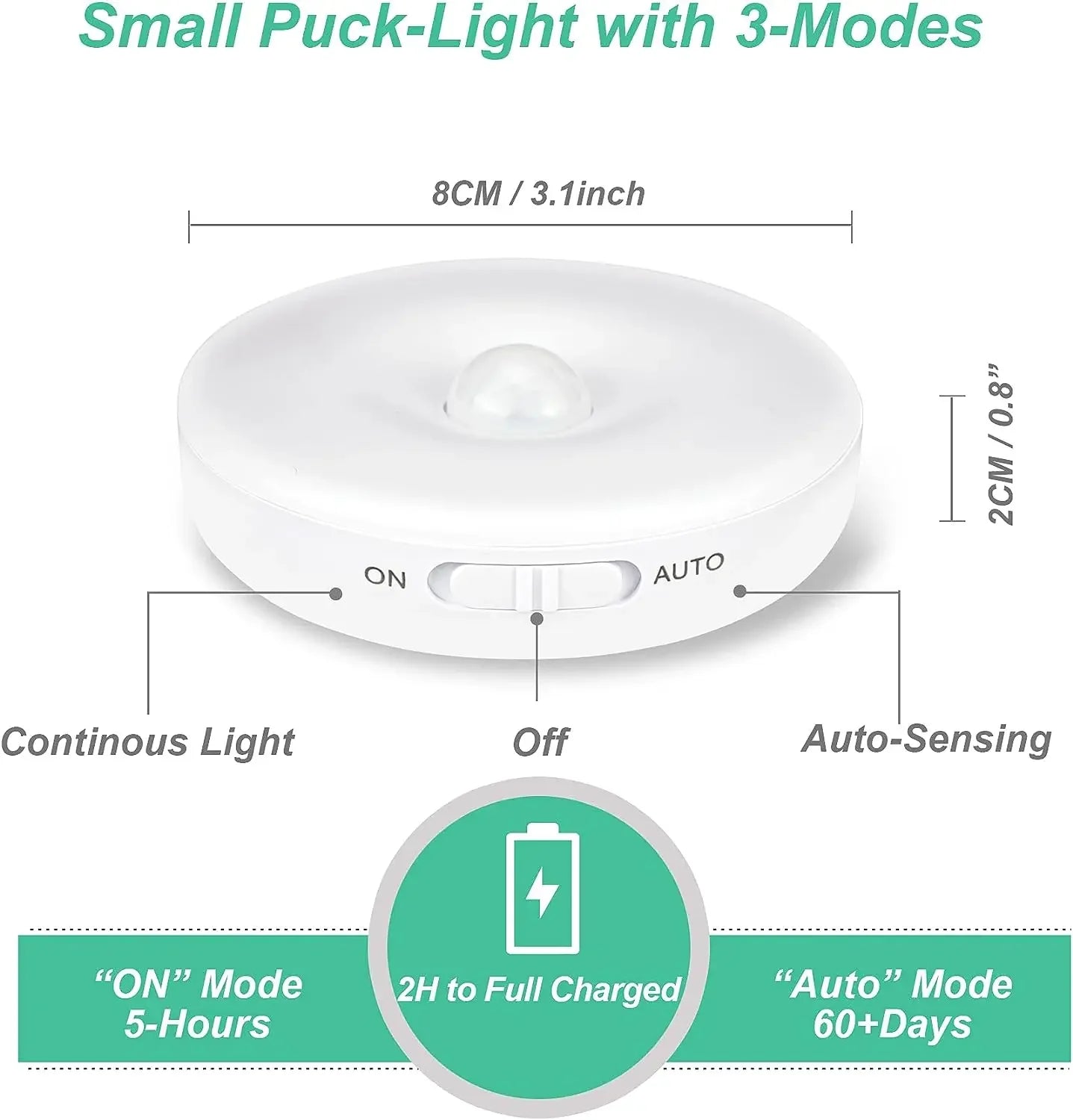 Night Lamp With Motion Sensor Rechargeable