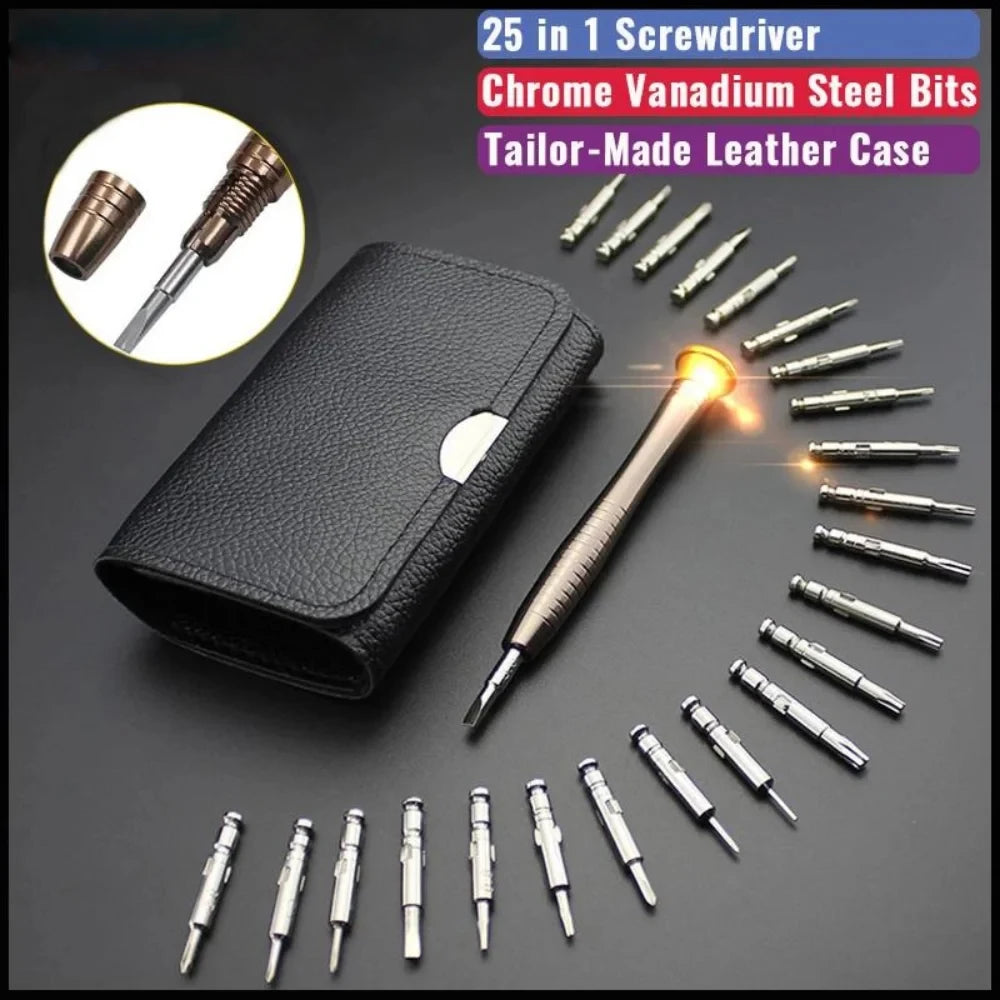 Mini Precision Set 25 in 1 Electronic Torx Screwdriver Opening Repair Tools Kit for iPhone