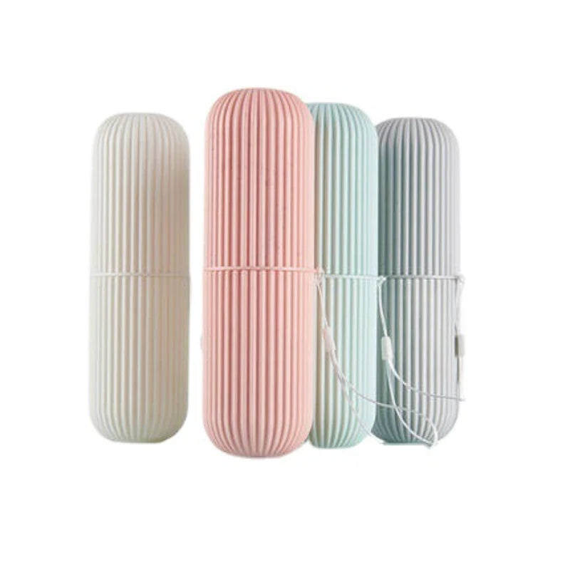 Toothpaste Holder Storage Case Box Organizer with Cup