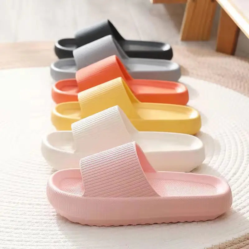 Slippers Cloud Cushion Slides Summer Soft Thick Platform