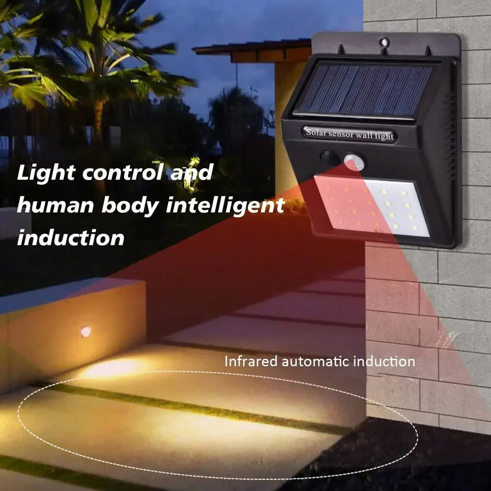 20/30 LED Solar Motion Sensor Light – Outdoor Waterproof