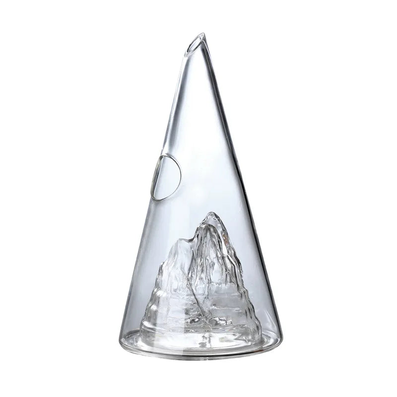 Glass Decanter - Wine Carafe, Pyramid Seperator, Whiskey Decanter