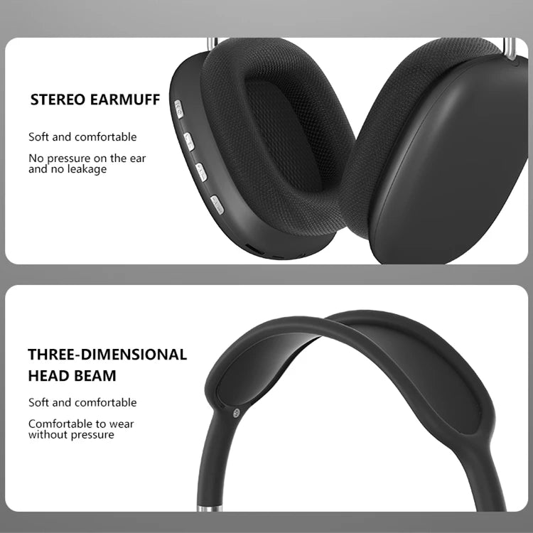 Headset Wireless Bluetooth Noise Cancelling