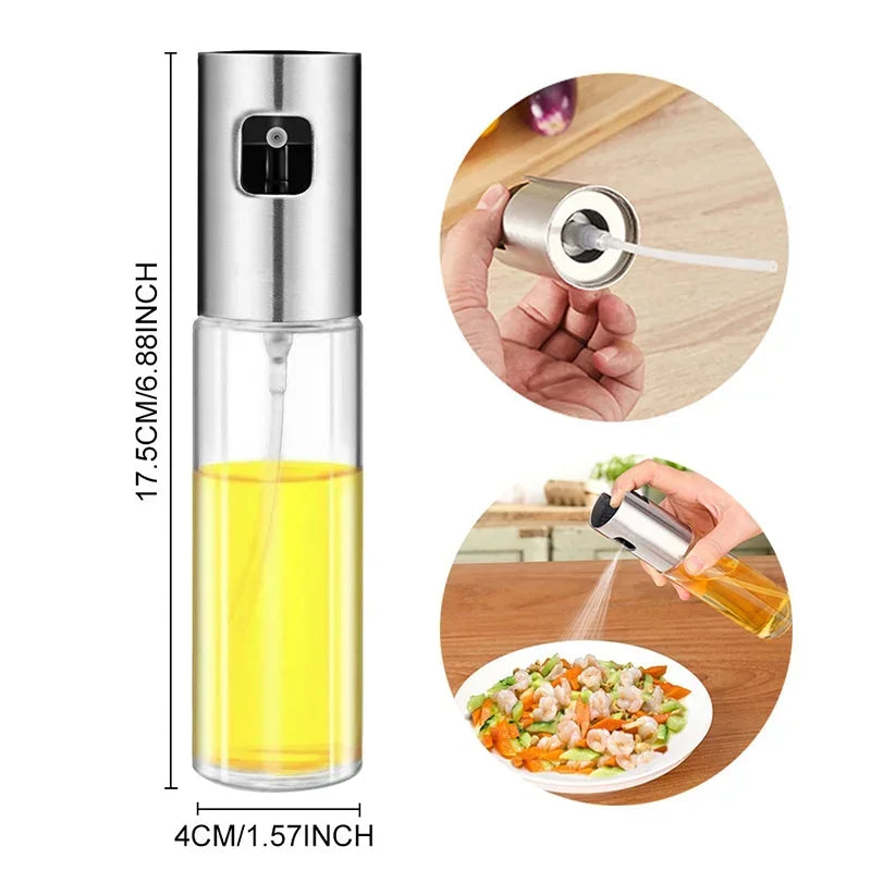 Leak-proof Glass Olive Oil Spray Bottle