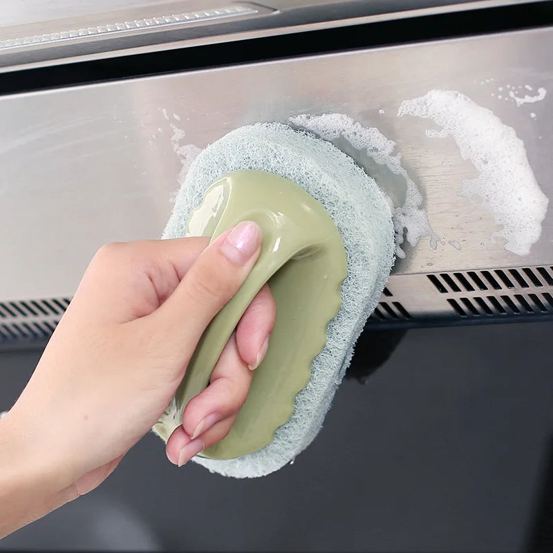 Handle Cleaning Brush Sponge