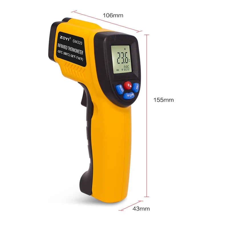 Infrared Thermometer For Cooking Tester