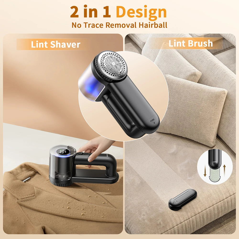 Electric Shaver Lint Remover with Digital Display