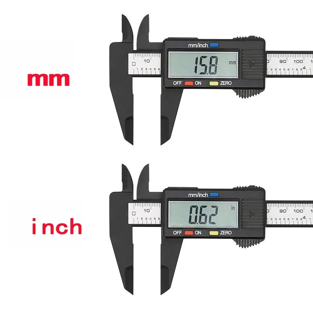 Electronic Digital Caliper Carpentry Tools Carbon Fiber