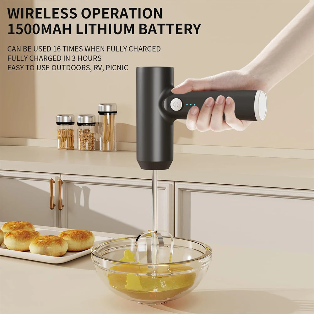 Hand Mixer Wireless Electric Whisk