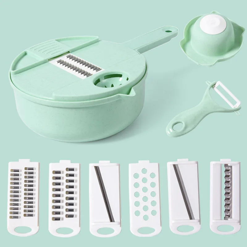 Multifunctional Kitchen Vegetable Chopper and Shredder