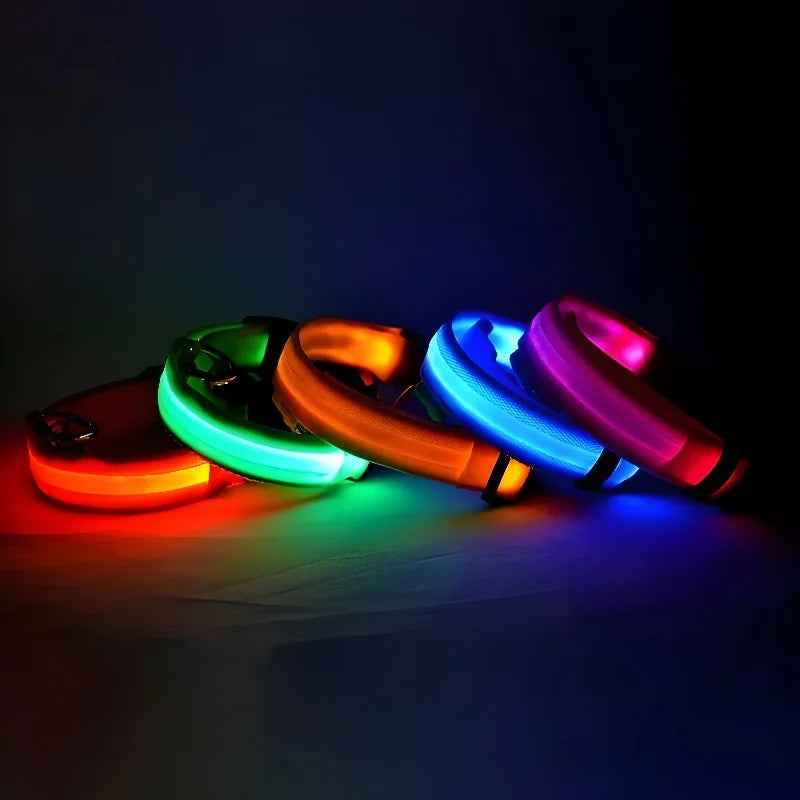 Dog Collar LED Night Leash