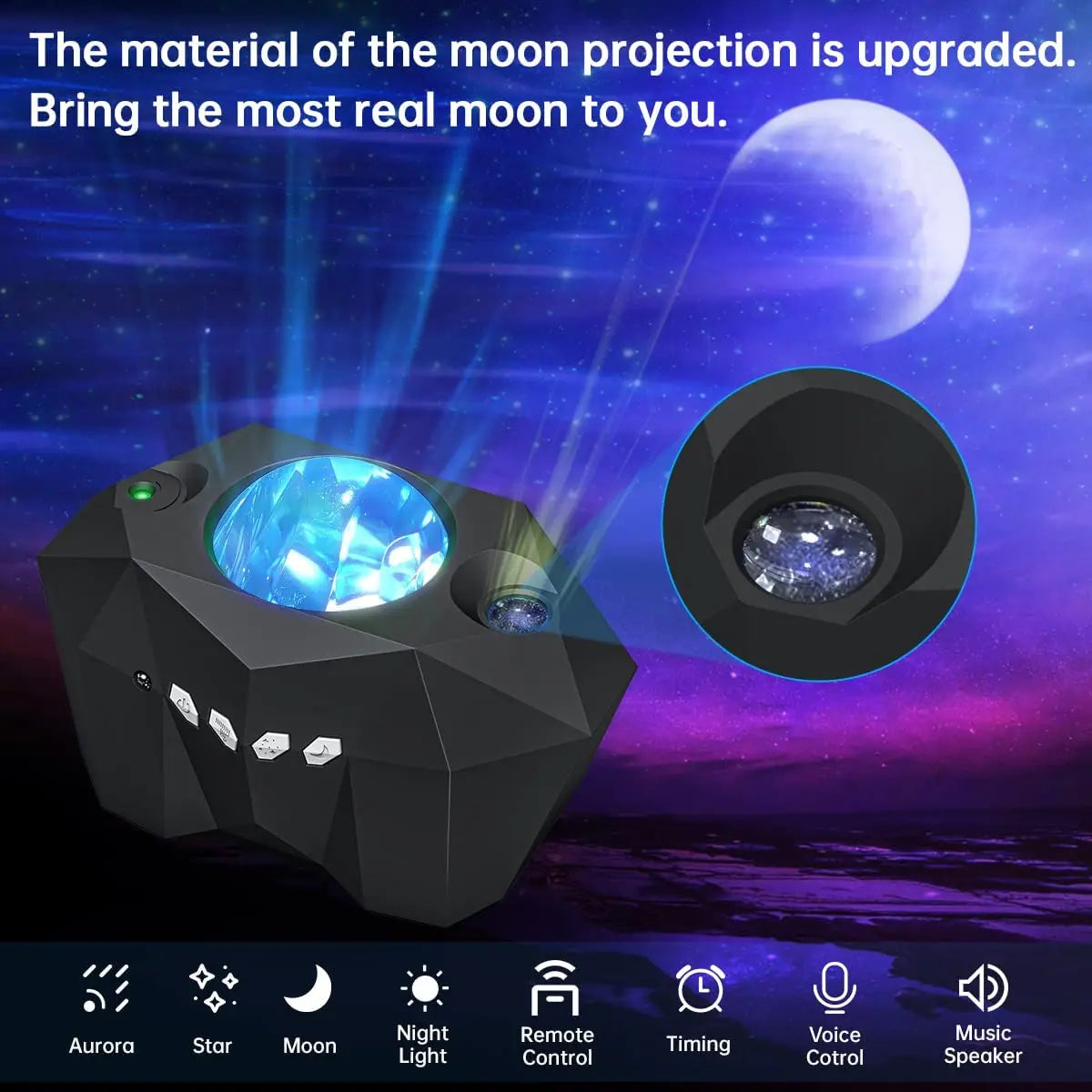 Led Dream Aurora Borealis Ocean Star Light Projector