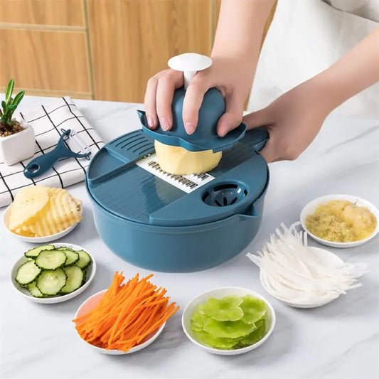 Multifunctional Kitchen Vegetable Chopper and Shredder