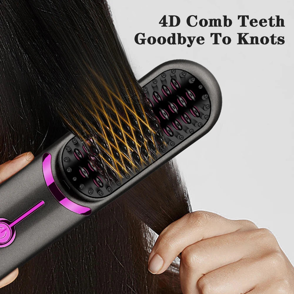 Hair Straightener Brush for Women