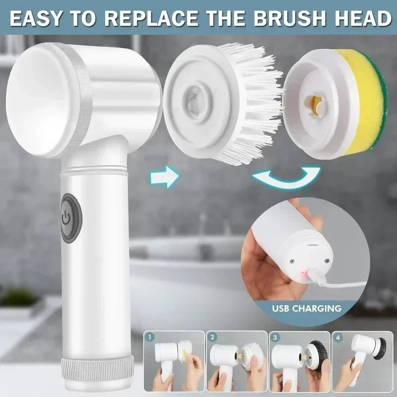 Electric Spin Scrubber  Brush