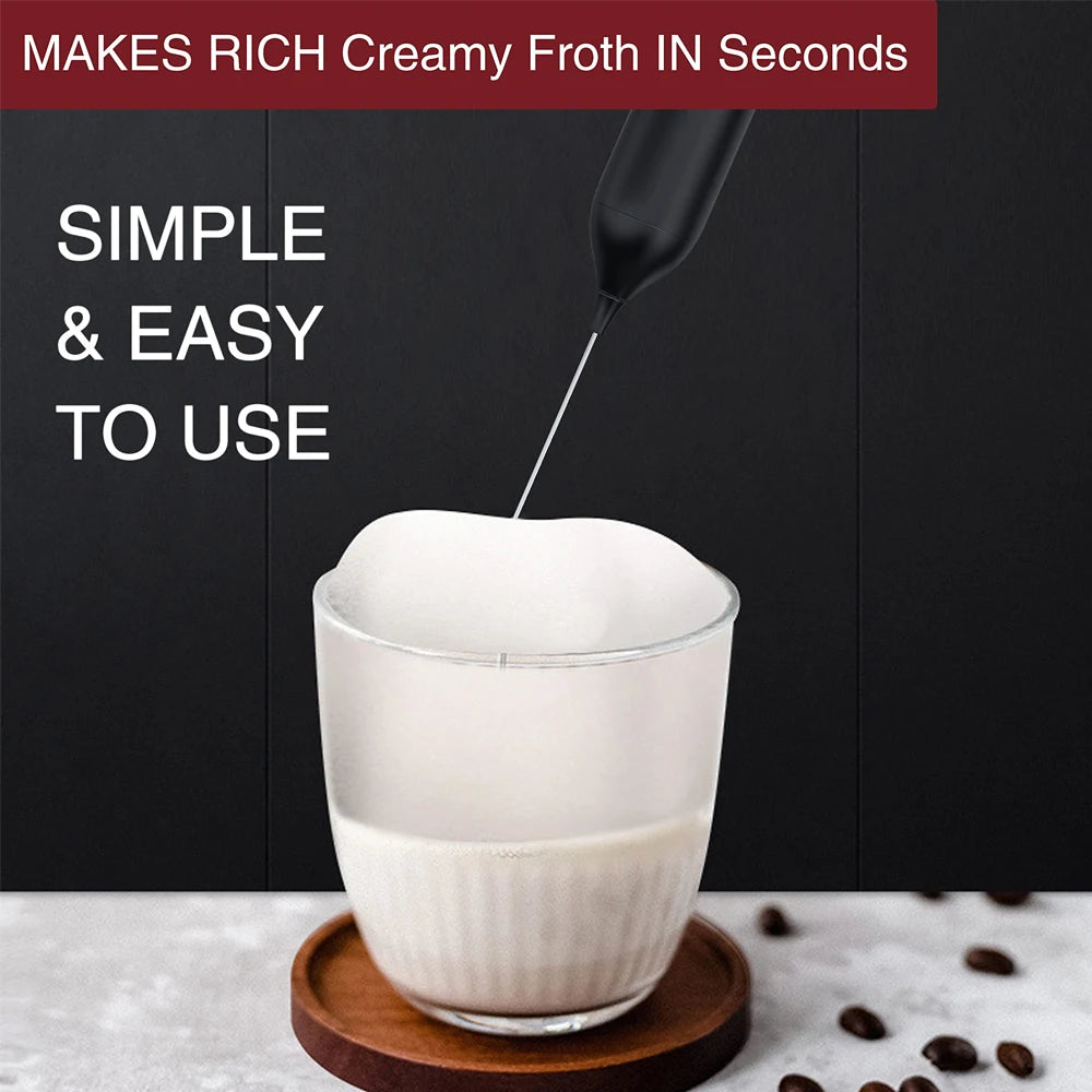 Wireless Electric Milk Frother & Whisk