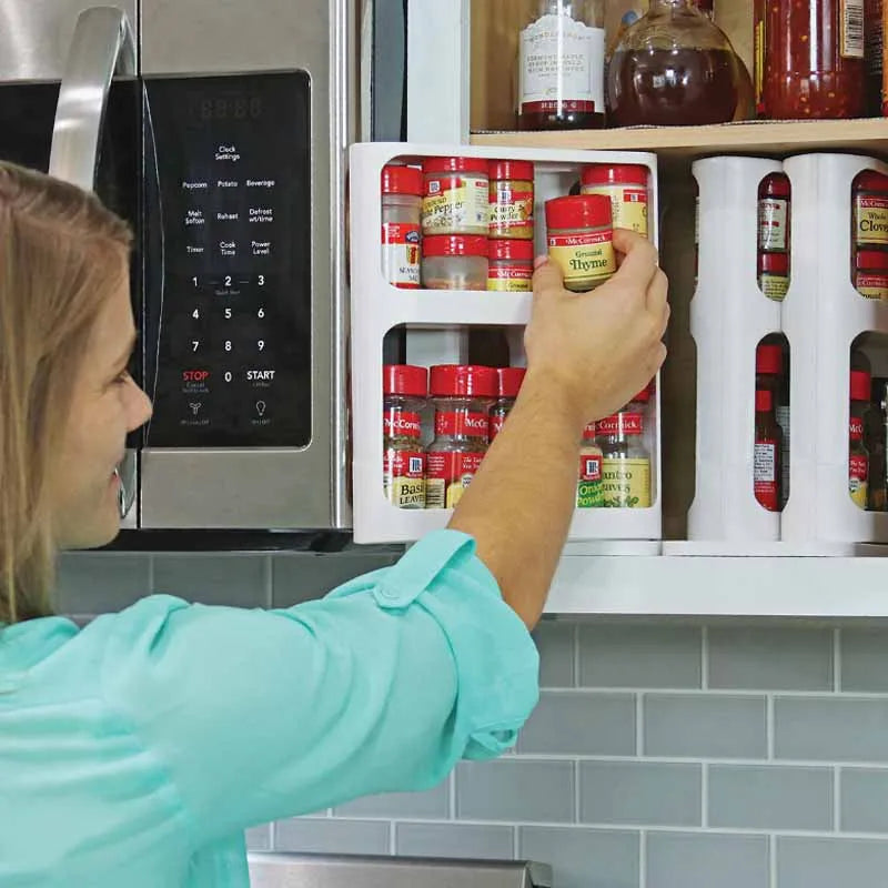 Spice Organizer Rack Multi-Function Rotating