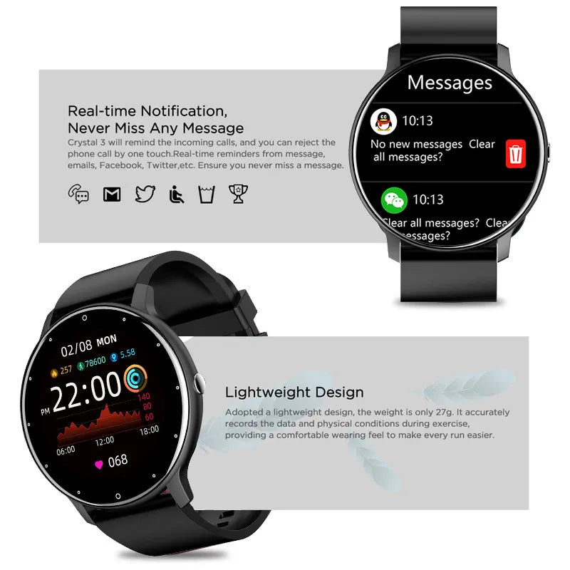 SmartFit Touch Waterproof Watch