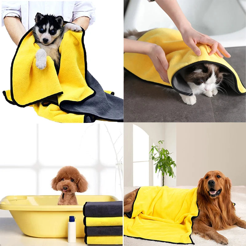 Soft Fiber Towels for Dogs and Cats