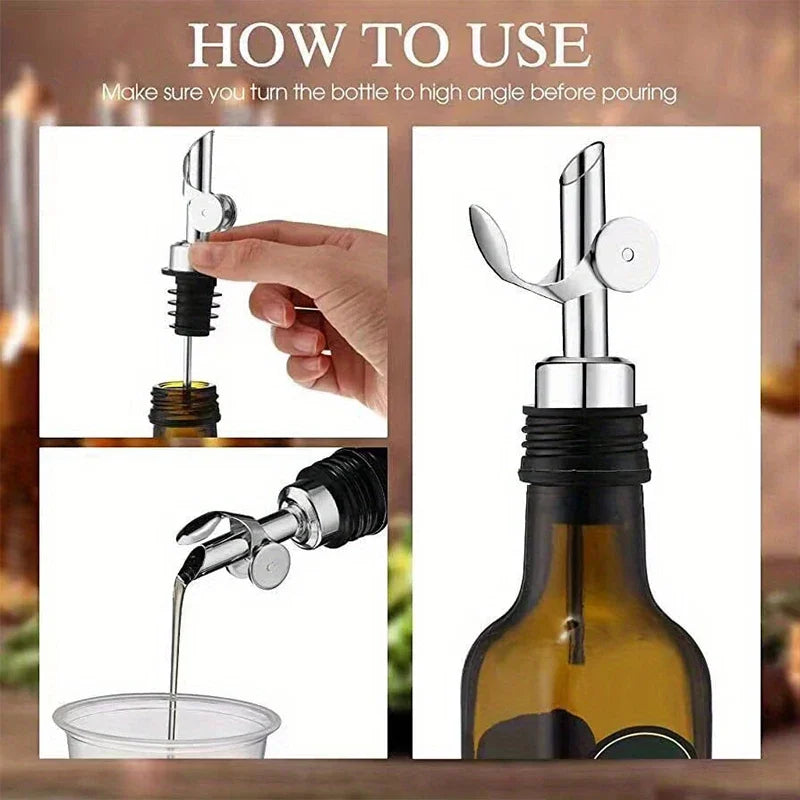 Stainless Steel Olive Oil Stopper Cap Dispenser