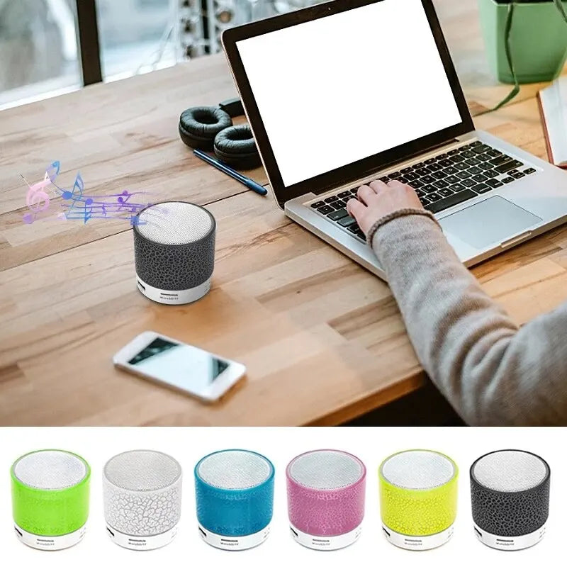 Bluetooth Mini Speaker Wireless Colorful LED