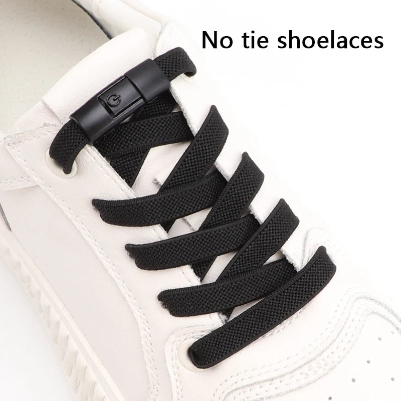 No Tie Shoe Laces with Press Lock