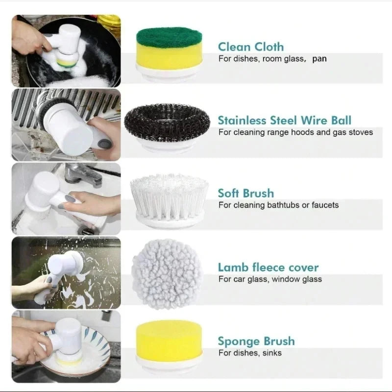 Electric Spin Scrubber  Brush