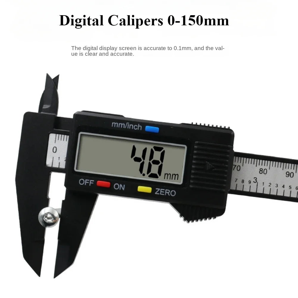 Electronic Digital Caliper Carpentry Tools Carbon Fiber