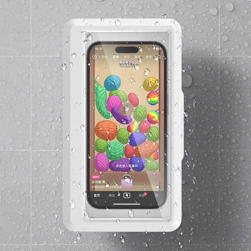 Waterproof Shower Phone Holder with 360° Rotation