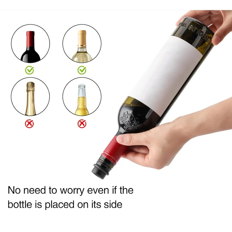 Wine Saver Vacuum Pump with 2 Stoppers